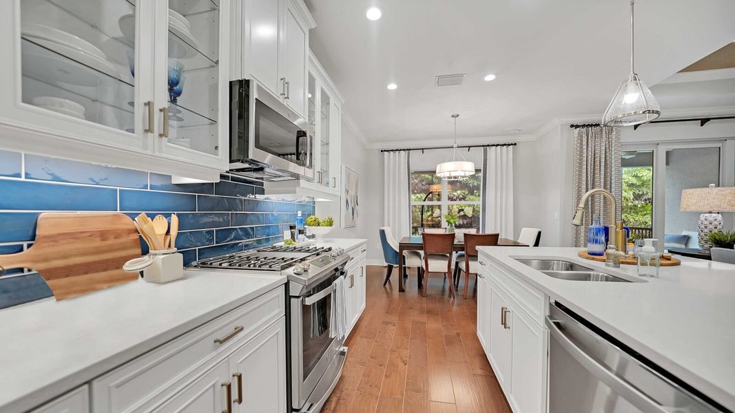 Furnished interior in a model home at Tide Marsh in Fort Myers (Image 11).