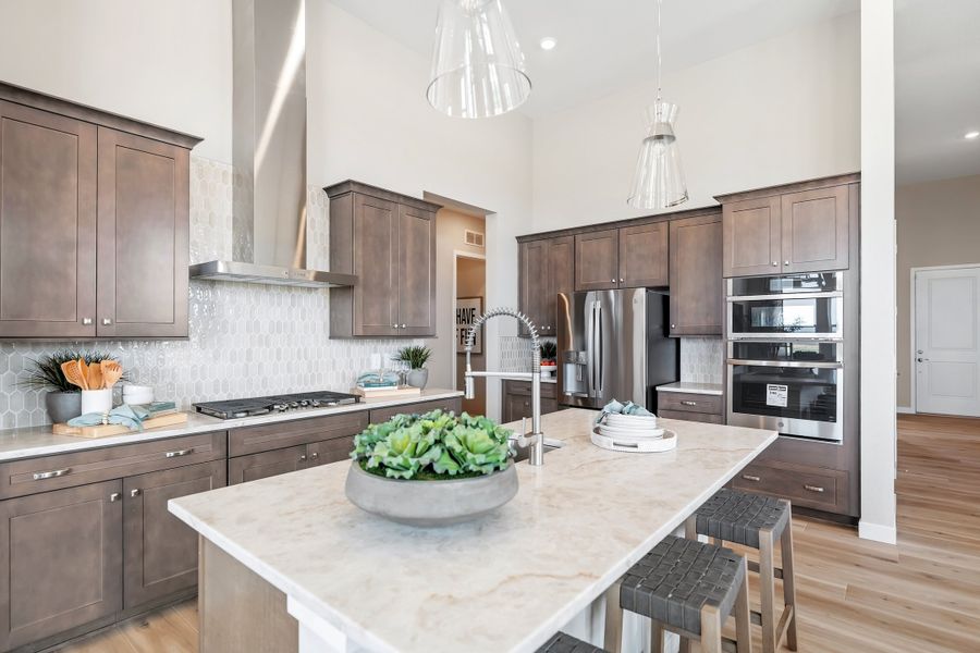 Furnished interior in a model home at Mead Crossing in Mead (Image 3).