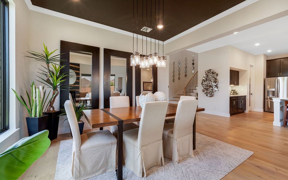 Furnished interior in a model home at Marvida in Cypress (Image 36).