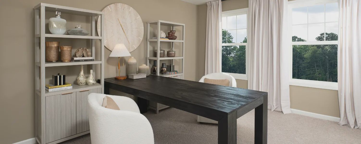 Furnished interior in a model home at The Estates at Casteel in Bethlehem (Image 16).