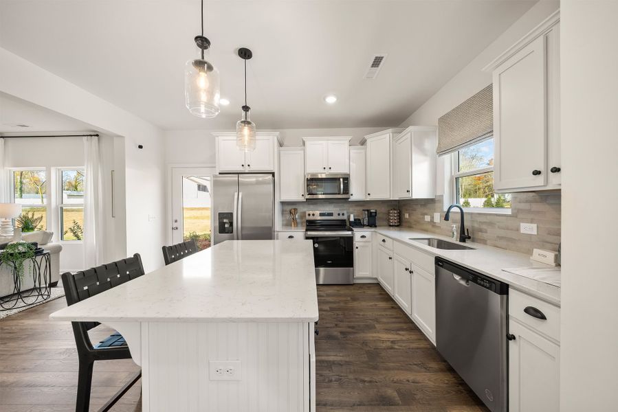 Furnished interior in a model home at Murray Heights in Winston-Salem (Image 7).