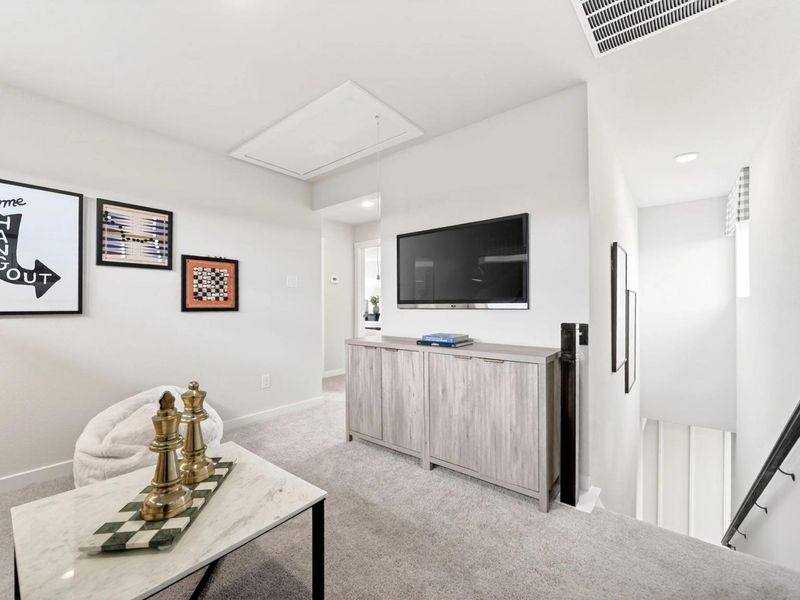 Furnished interior in a model home at Heartland in Heartland (Image 20).