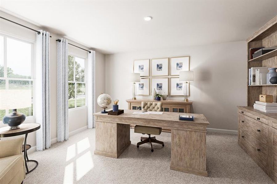 Furnished interior in a model home at Somerset Ranches in Santee (Image 10). Furnished interior in a model home at Somerset Ranches in Santee (Image 10).