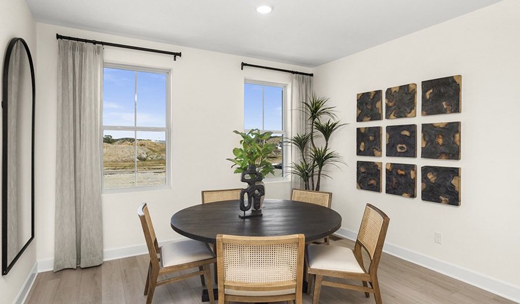 Furnished interior in a model home at The Crossings at Barton Village in Lebanon (Image 10).