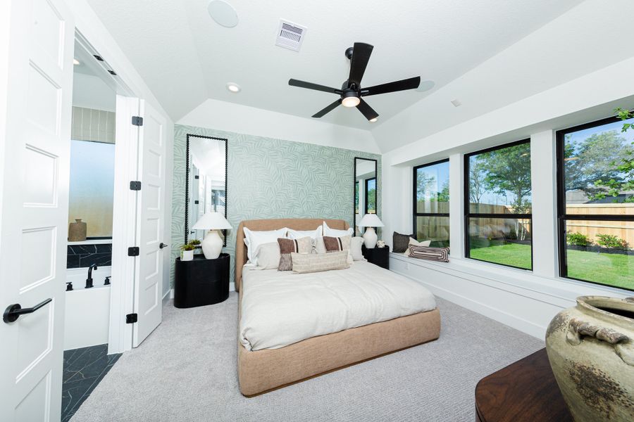 Furnished interior in a model home at Meridiana in Manvel (Image 7). Furnished interior in a model home at Meridiana in Manvel (Image 7).