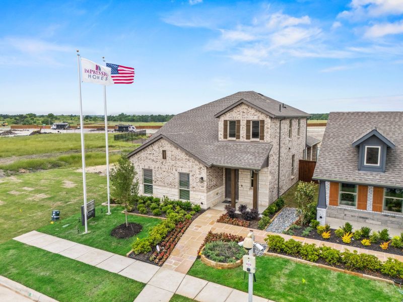 Front exterior of a home in the Northspur community, located in Terrell, TX (Image 5).