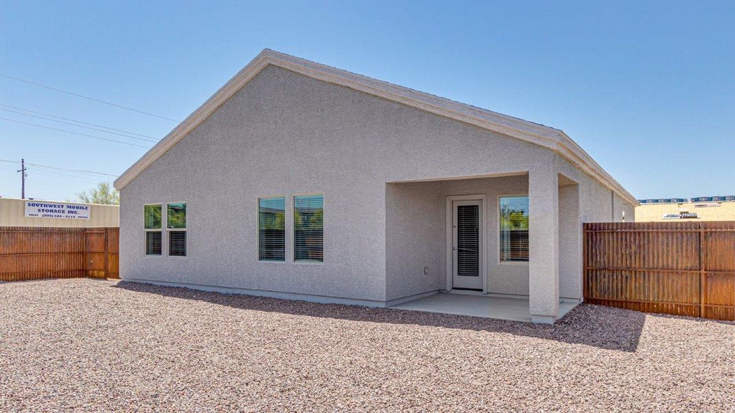 Exterior details of a home in Roadrunner Estates, Tucson (Image 9).
