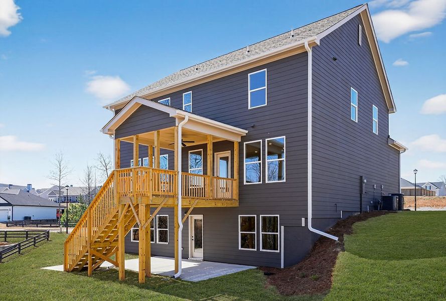 Exterior details of a home in Chimney Oaks Overlook, Homer (Image 4).