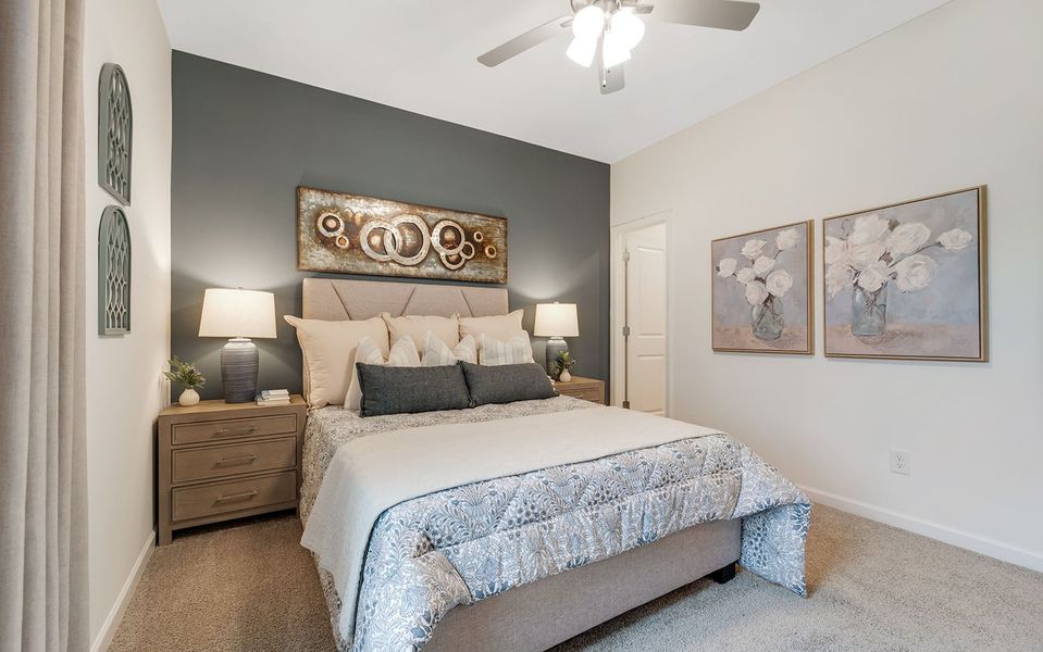 Furnished interior in a model home at Stonehenge in Manchester (Image 15).