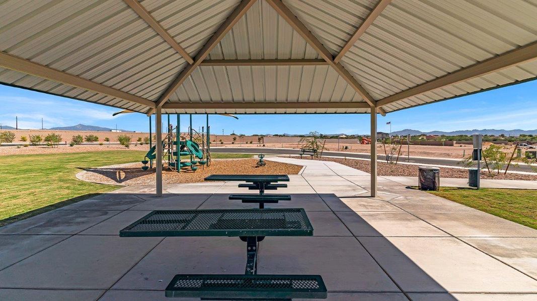 Front exterior of a home in the Blackhawk community, located in Tucson, AZ (Image 15).