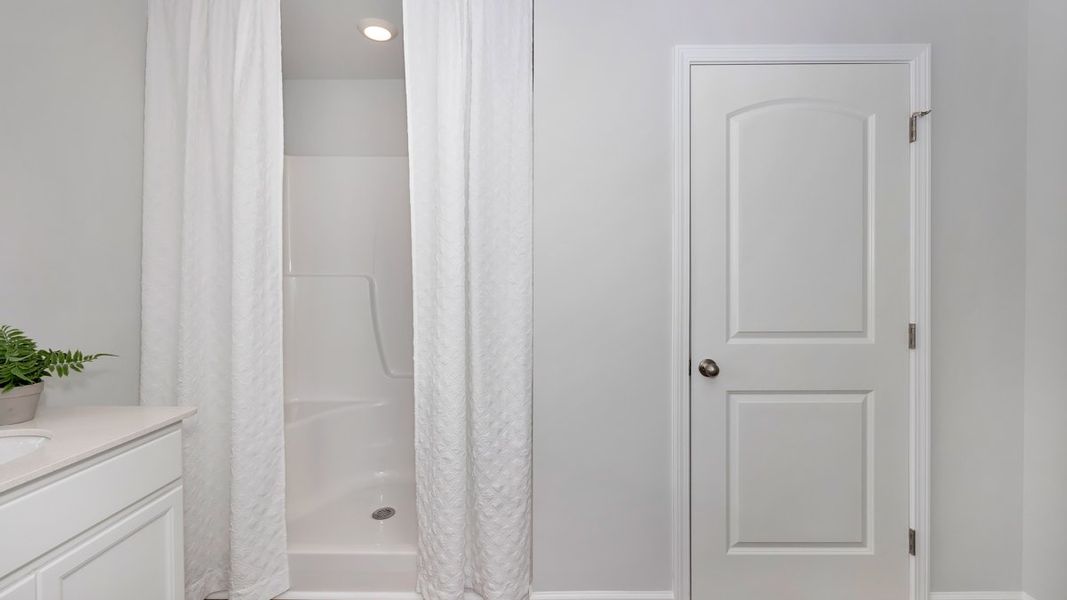 Furnished interior in a model home at Bailey Park in Fayetteville (Image 34).