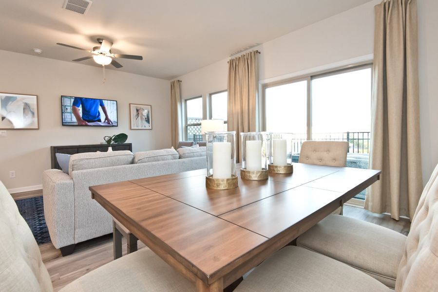 Furnished interior in a model home at Brooks Lake in Loganville (Image 10). Furnished interior in a model home at Brooks Lake in Loganville (Image 10).