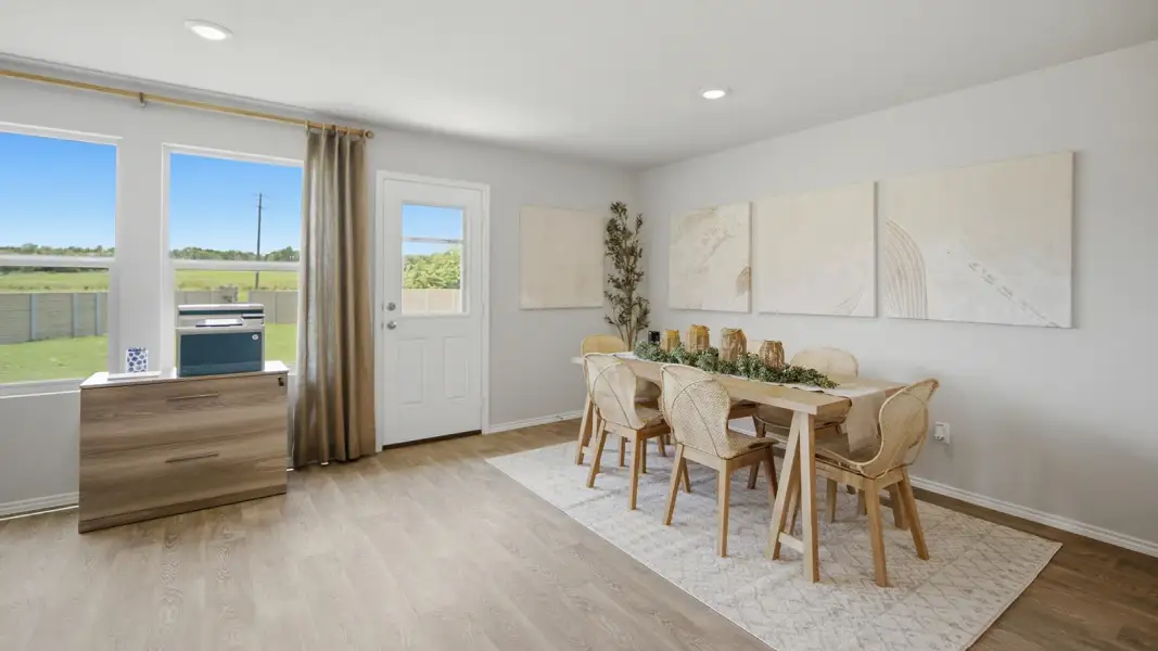 Furnished interior in a model home at Cool Water in Jarrell (Image 18). Furnished interior in a model home at Cool Water in Jarrell (Image 18).