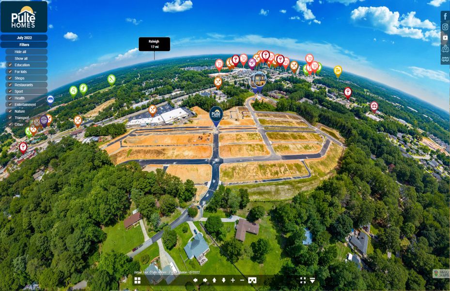 Panoramic map thumbnail image