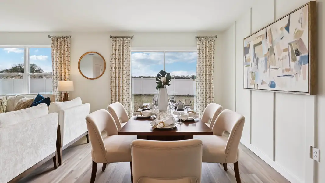 Furnished interior in a model home at Somerset Bay in Spring Hill (Image 8).