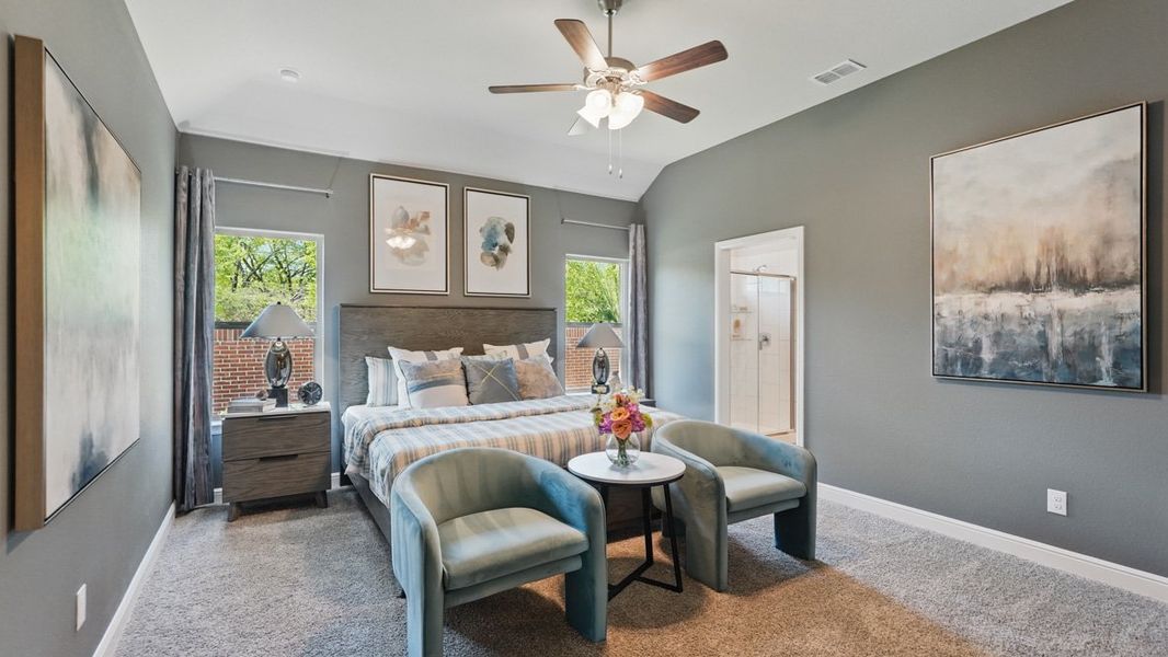 Furnished interior in a model home at Retta Estates in Mansfield (Image 19).