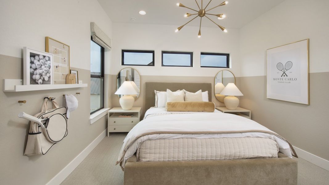 Furnished interior in a model home at George's Ranch Acre in Boerne (Image 20). Furnished interior in a model home at George's Ranch Acre in Boerne (Image 20).