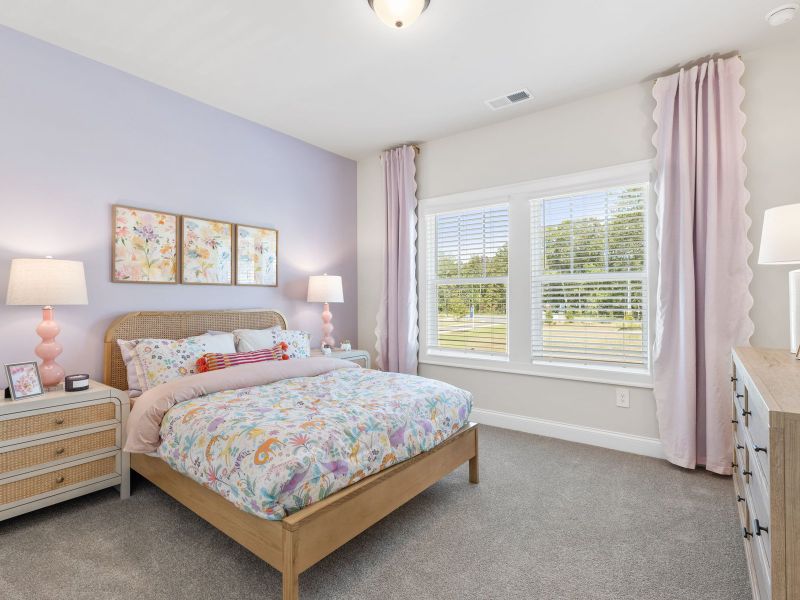 The Orchard Park floorplan features four secondary bedrooms.