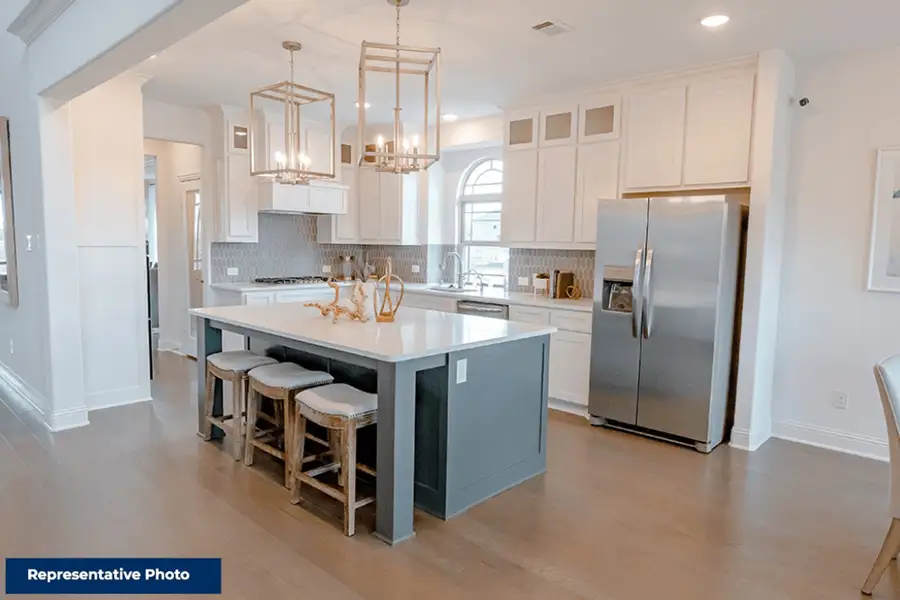 Furnished interior in a model home at Llano Springs in Fort Worth (Image 3).