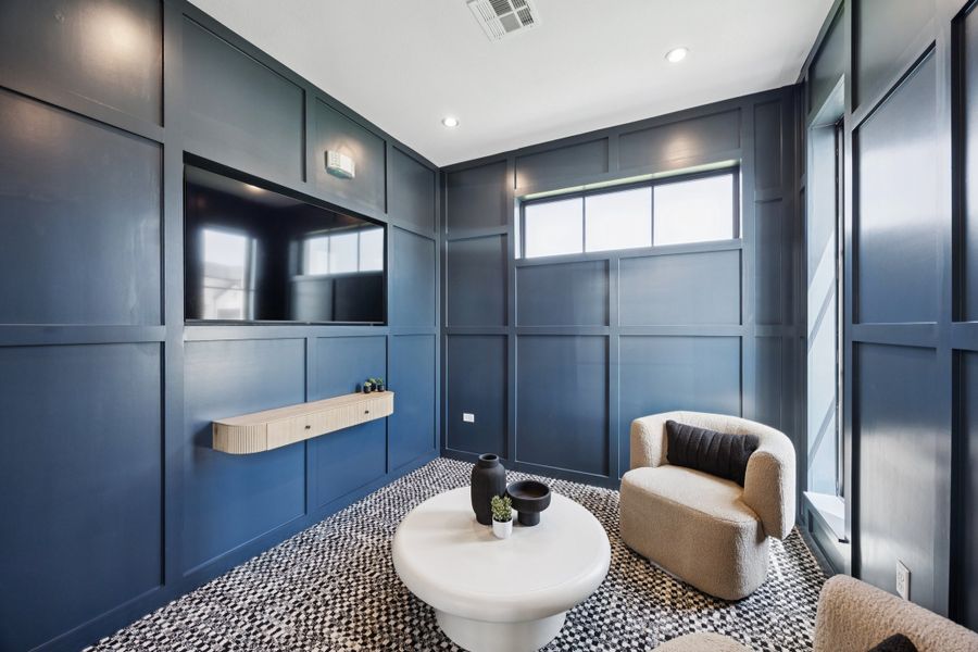 Lounge inside the community center