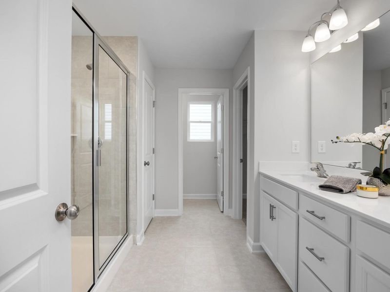 Furnished interior in a model home at Gregory Village in Lillington (Image 21).