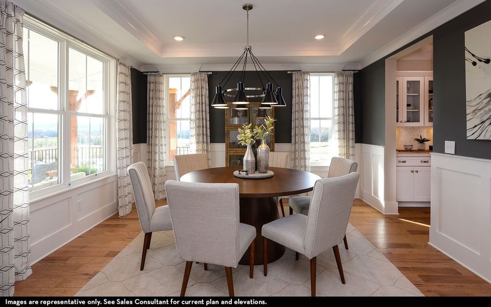 Furnished interior in a model home at Belvoir in Fairview (Image 8). Furnished interior in a model home at Belvoir in Fairview (Image 8).