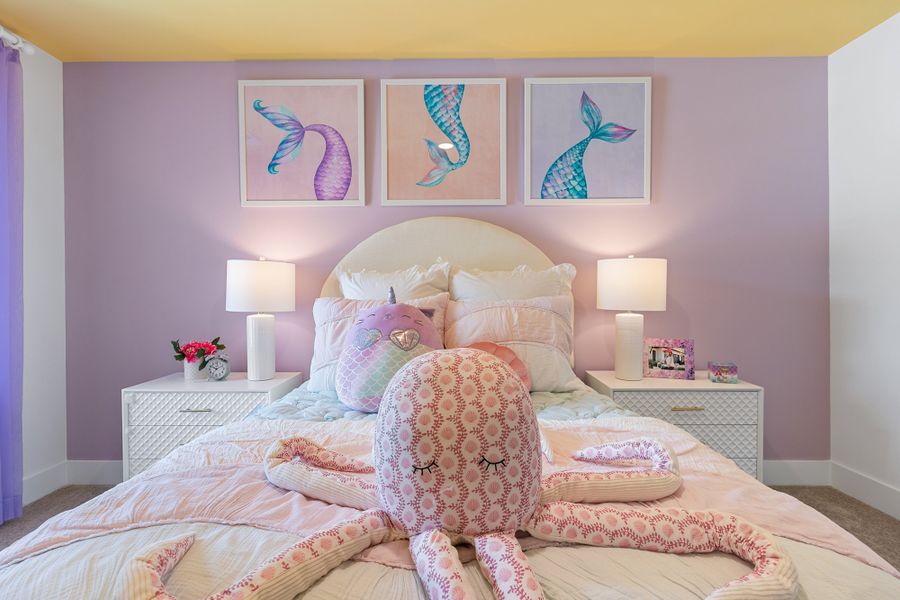 Furnished interior in a model home at Grandview Terrace in Canton (Image 7).