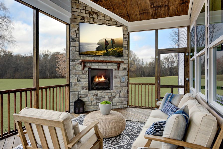 The Vanderburgh Screened-In Porch