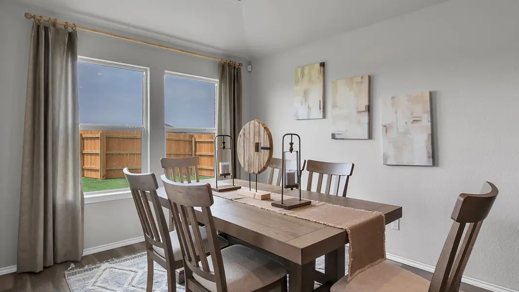 Furnished interior in a model home at West Canyon Trails in Belton (Image 6). Furnished interior in a model home at West Canyon Trails in Belton (Image 6).