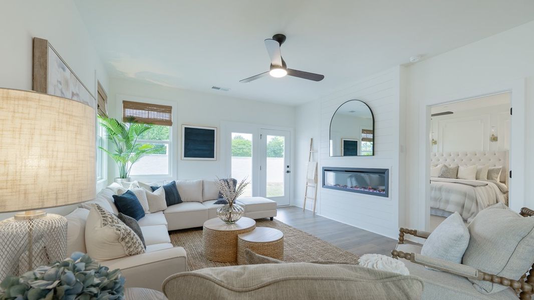 Furnished interior in a model home at The Village at Sandy Plains in Marietta (Image 9).