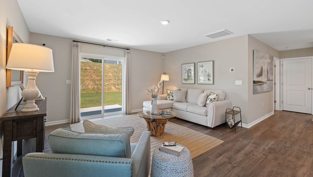 Furnished interior in a model home at Cloverdale Hills in Piedmont (Image 19).