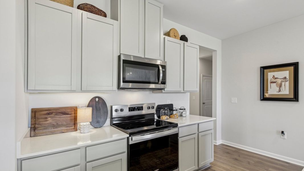 Furnished interior in a model home at CDJ Farms in Portland (Image 21).