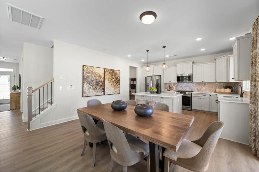 Furnished interior in a model home at Pisgah Park in Kernersville (Image 20).