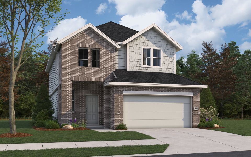 Rendering of floor plan. Colors and features may differ from shown representation.