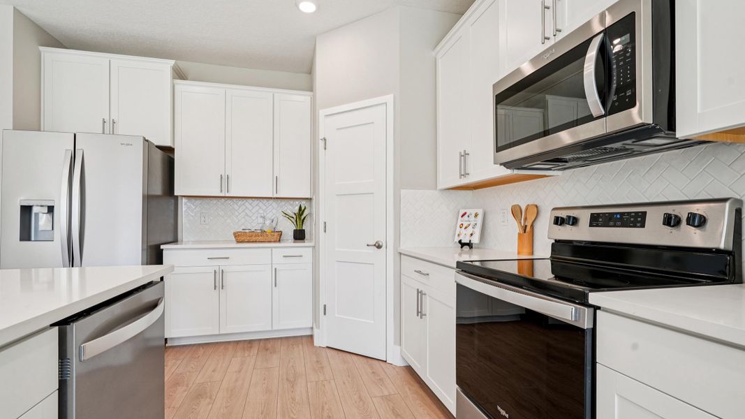 Furnished interior in a model home at Ridge at Heath Brook in Ocala (Image 8).