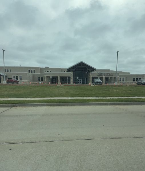 Modern institutional-style building near Granger Pines by Century Communities (Conroe, TX).