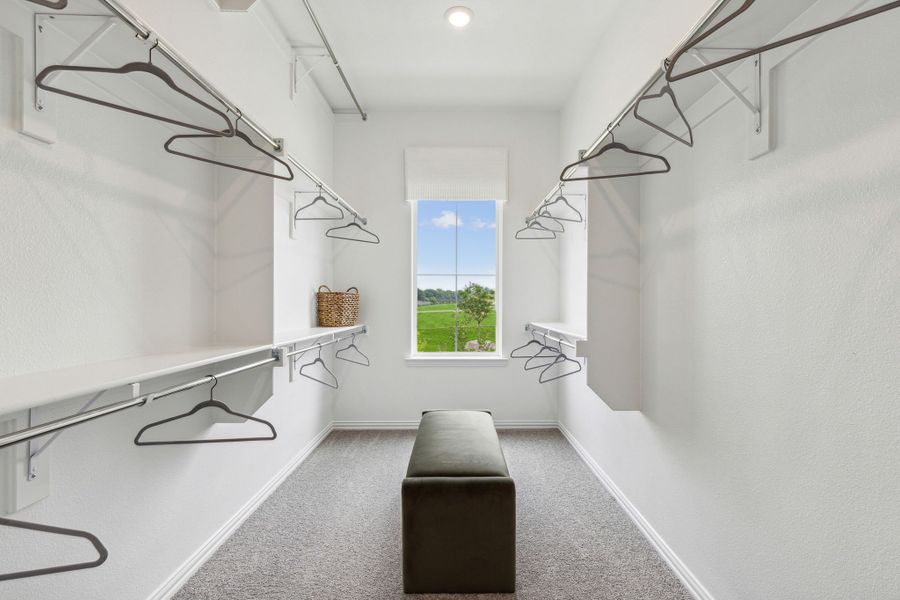 Furnished interior in a model home at Painted Tree - Woodland District in McKinney (Image 30).
