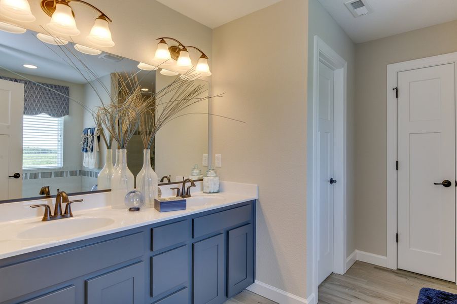 Furnished interior in a model home at Waterleigh in Moyock (Image 23).