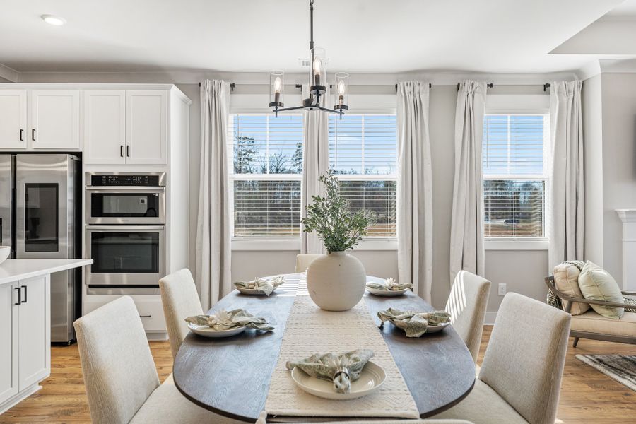Furnished interior in a model home at South Park in Piedmont (Image 48).