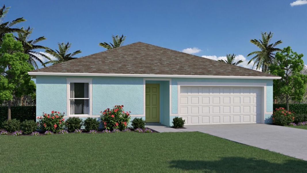 Front exterior of a home in the Tillman Oaks community, located in Wildwood, FL (Image 4).