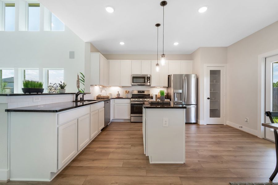 Furnished interior in a model home at Magnolia Springs in Montgomery (Image 26).