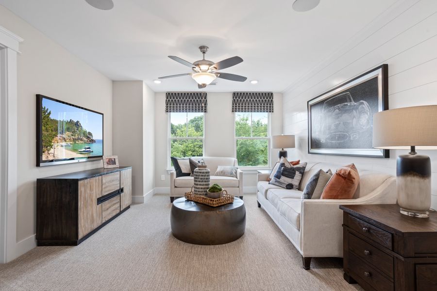 Furnished interior in a model home at Harrington in Greenville (Image 11). Furnished interior in a model home at Harrington in Greenville (Image 11).