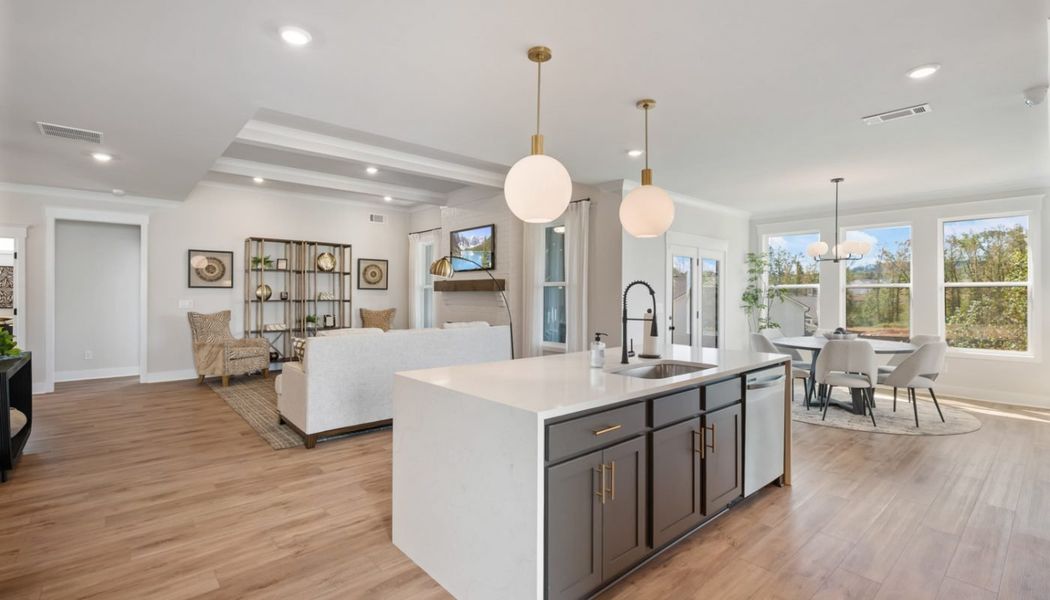 Furnished interior in a model home at Ponderosa Farms Manor in Gainesville (Image 27). Furnished interior in a model home at Ponderosa Farms Manor in Gainesville (Image 27).