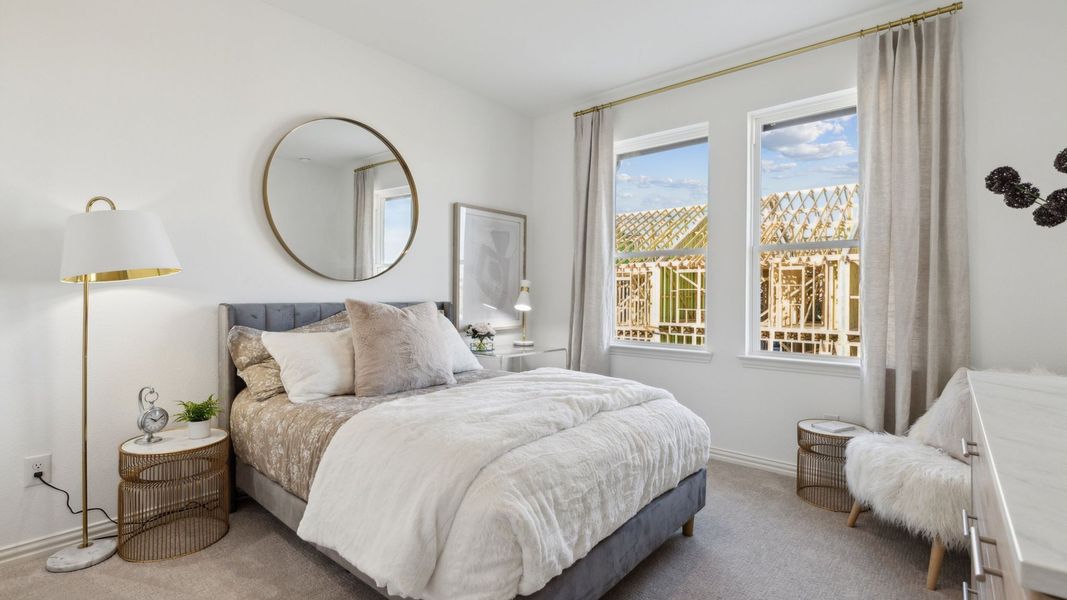 Furnished interior in a model home at Hazelwood in Frisco (Image 30).