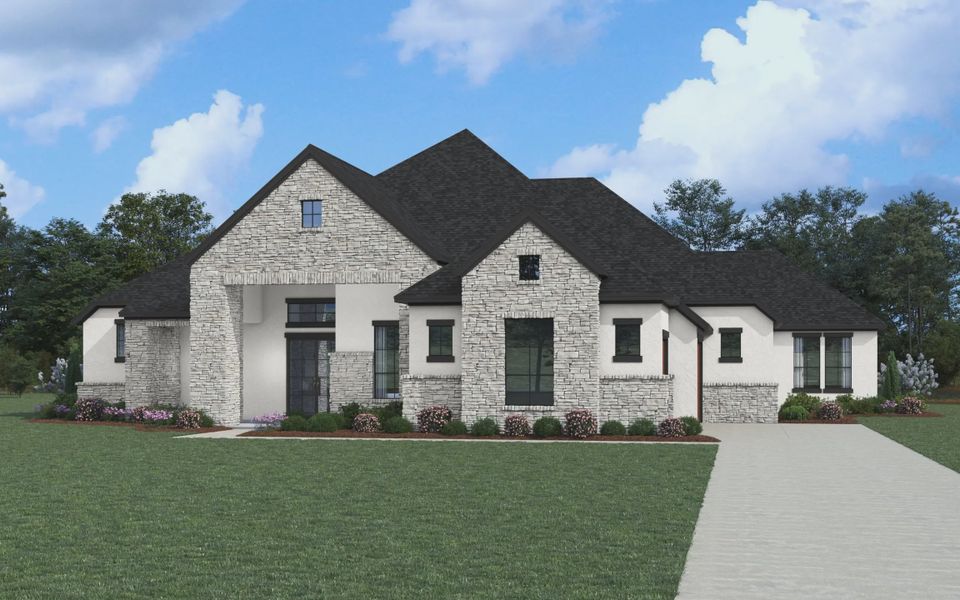 Front exterior of a home in the Feathergrass community, located in Florence, TX (Image 12). Front exterior of a home in the Feathergrass community, located in Florence, TX (Image 12).