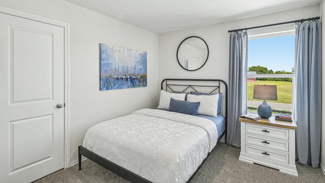 Furnished interior in a model home at Stonewood in Sulphur Springs (Image 42).