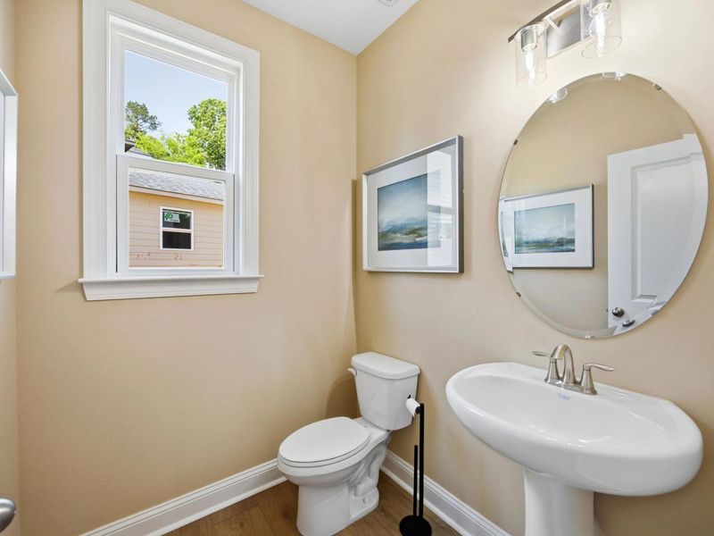 Furnished interior in a model home at Enclave at Belmont in Belmont (Image 9).