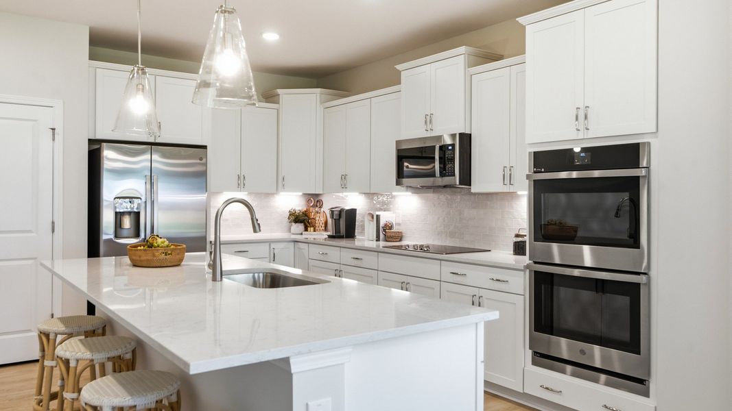 Furnished interior in a model home at Reserve at Crowthorne in Zebulon (Image 16). Furnished interior in a model home at Reserve at Crowthorne in Zebulon (Image 16).
