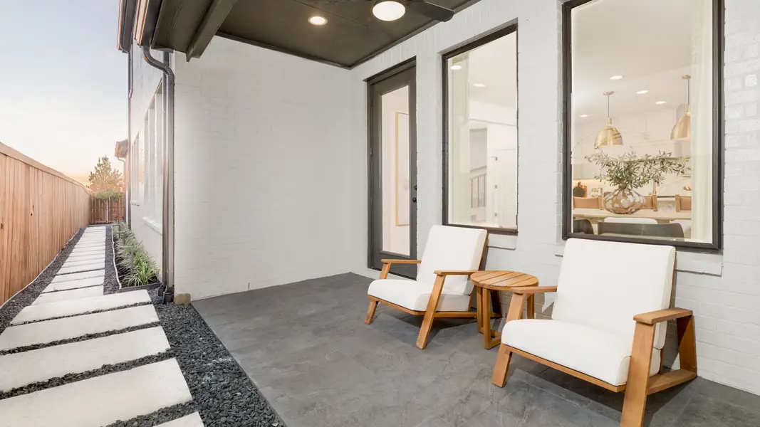 Exterior details of a home in The Heights At Uptown Celina 45', Celina (Image 2). Exterior details of a home in The Heights At Uptown Celina 45', Celina (Image 2).