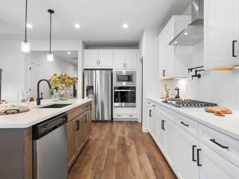 Furnished interior in a model home at Kelly Preserve in Loganville (Image 20).